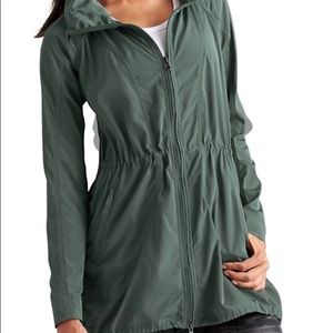 Athleta Olive Green Cloudburst Jacket